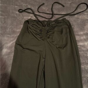 SHEIN Black Halter Jumpsuit